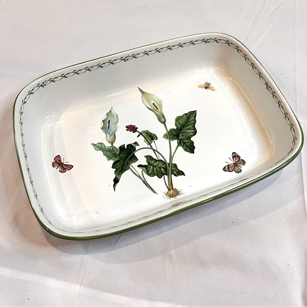 VINTAGE | Studio Nova by Mikasa Garden Bloom rectangular baking dish